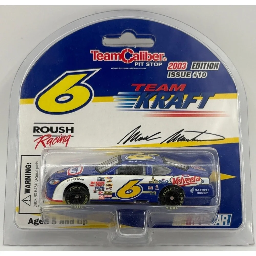 2003 Team Caliber #6 Team‎ Kraft NASCAR Die-Cast Mark Martin Roush Racing 1:64